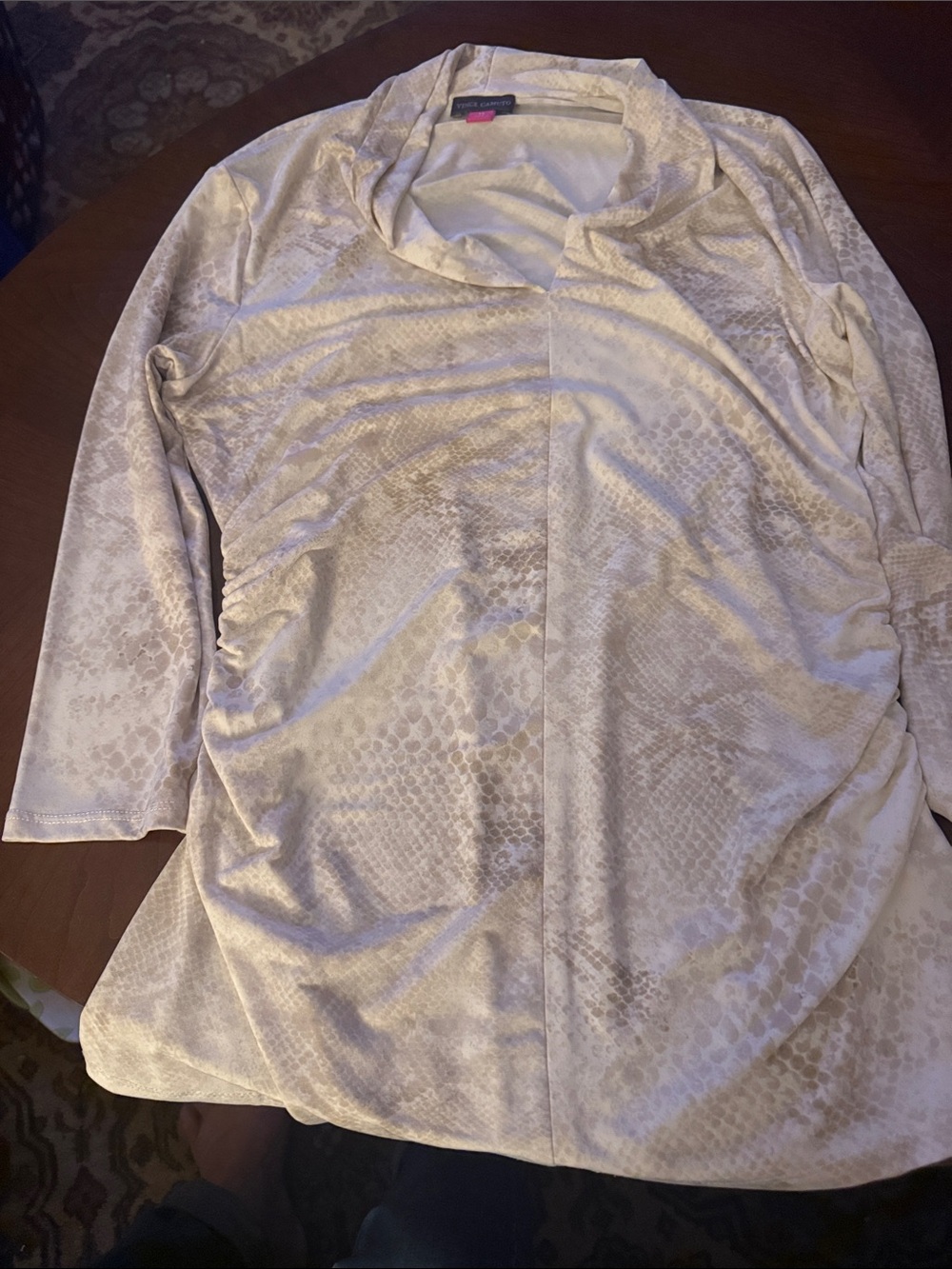Vince Camuto open neck tunic